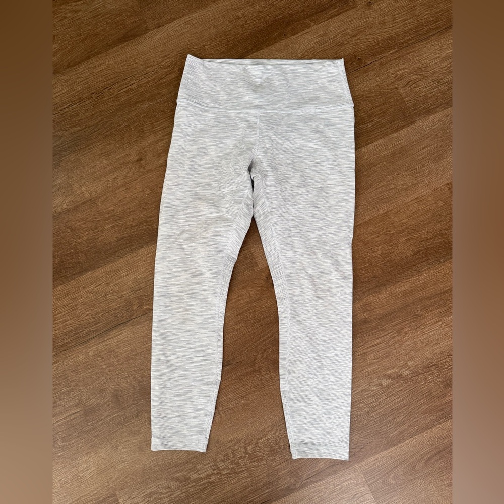 Lululemon white/ grey align leggings - Picture 2 of 4